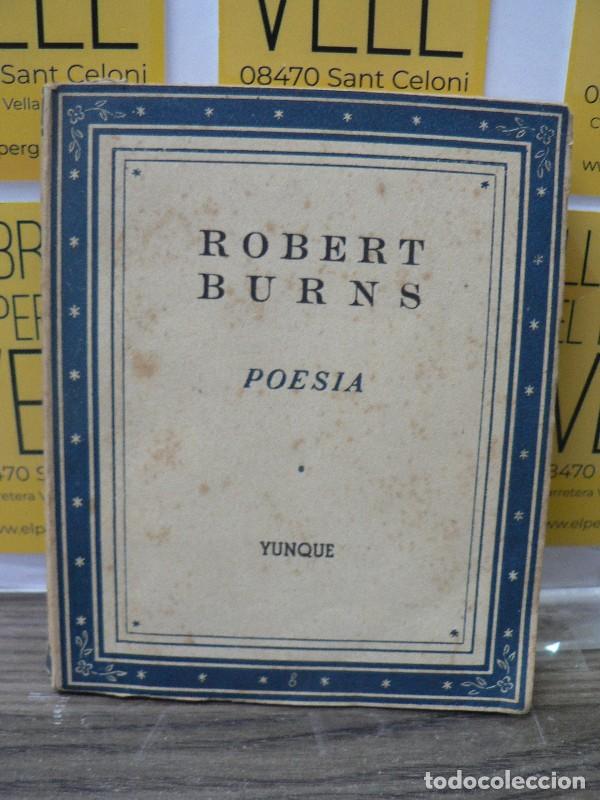 Libros de segunda mano: Poes&iacute;a (Biling&uuml;e) - Robert Burns - Editorial Yunque - 1940 - En la mano, N&ordm; 16 - Trad. Abell&oacute; y Lama