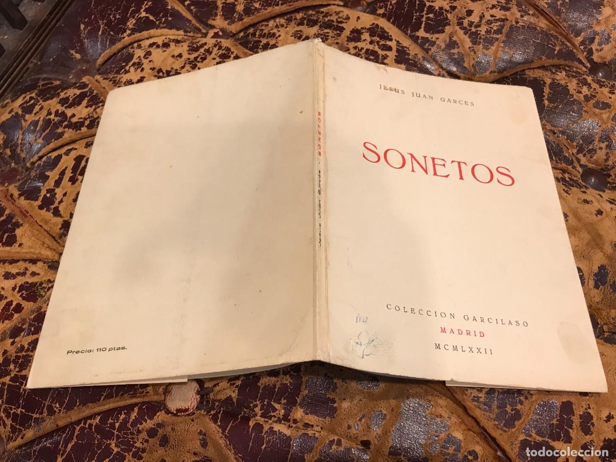 Libros de segunda mano: JES&Uacute;S JUAN GARC&Eacute;S. SONETOS. 1972. (DEDICADO POR EL AUTOR) POES&Iacute;A