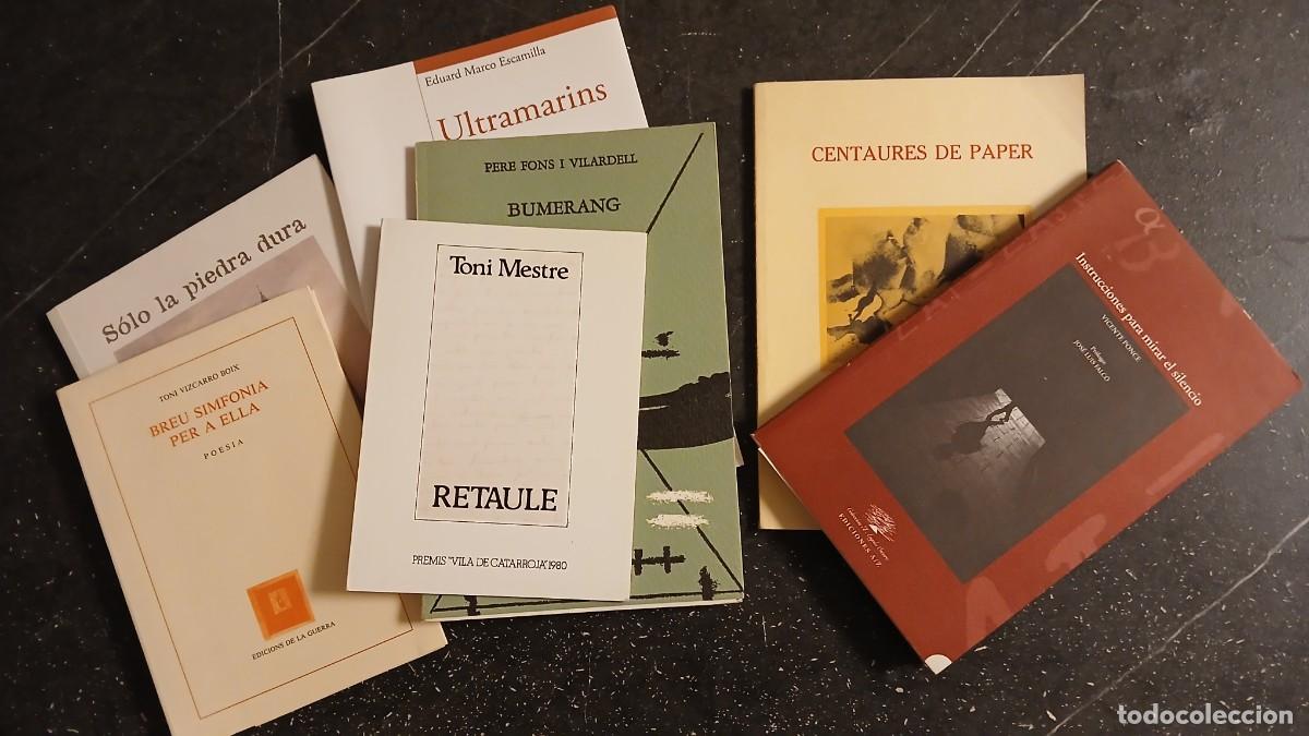 Libros de segunda mano: Poes&iacute;a en valenciano y sobre Valencia. Lote de 8 libros