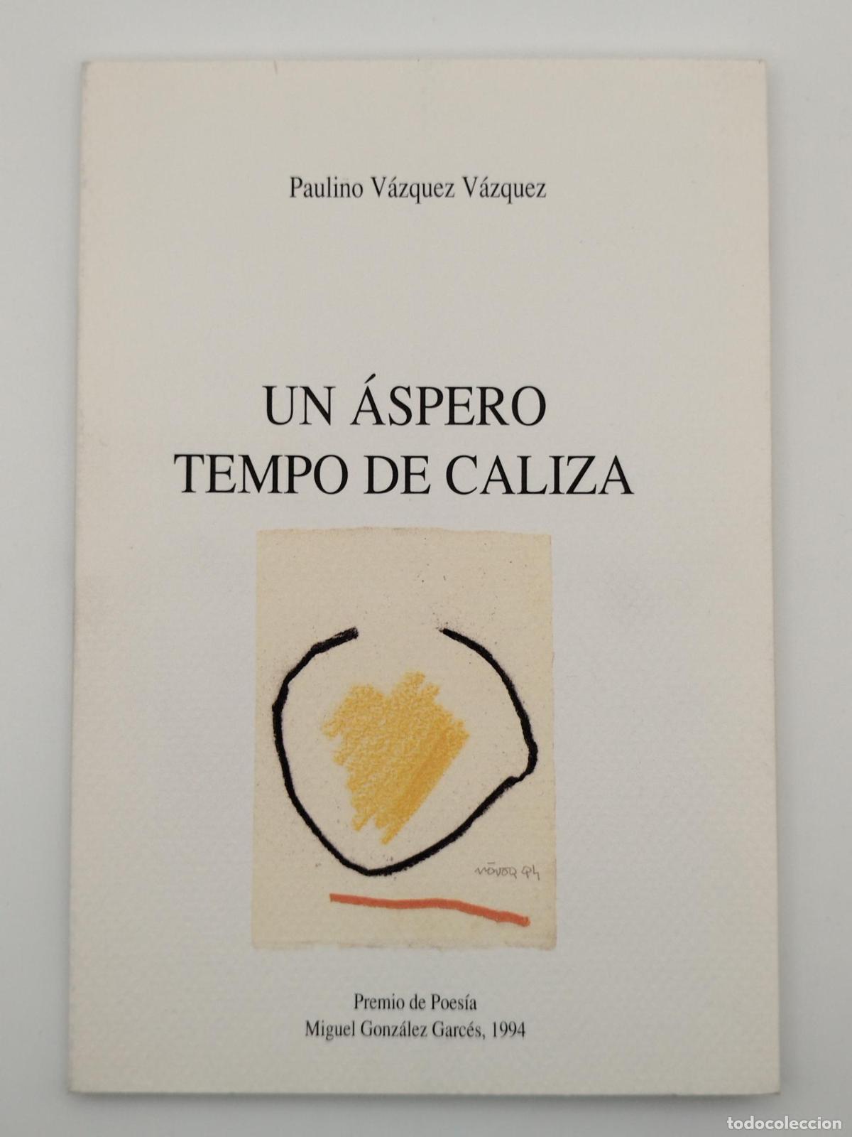 Libros de segunda mano: Un &aacute;spero tempo de caliza - Paulino V&aacute;zquez V&aacute;zquez