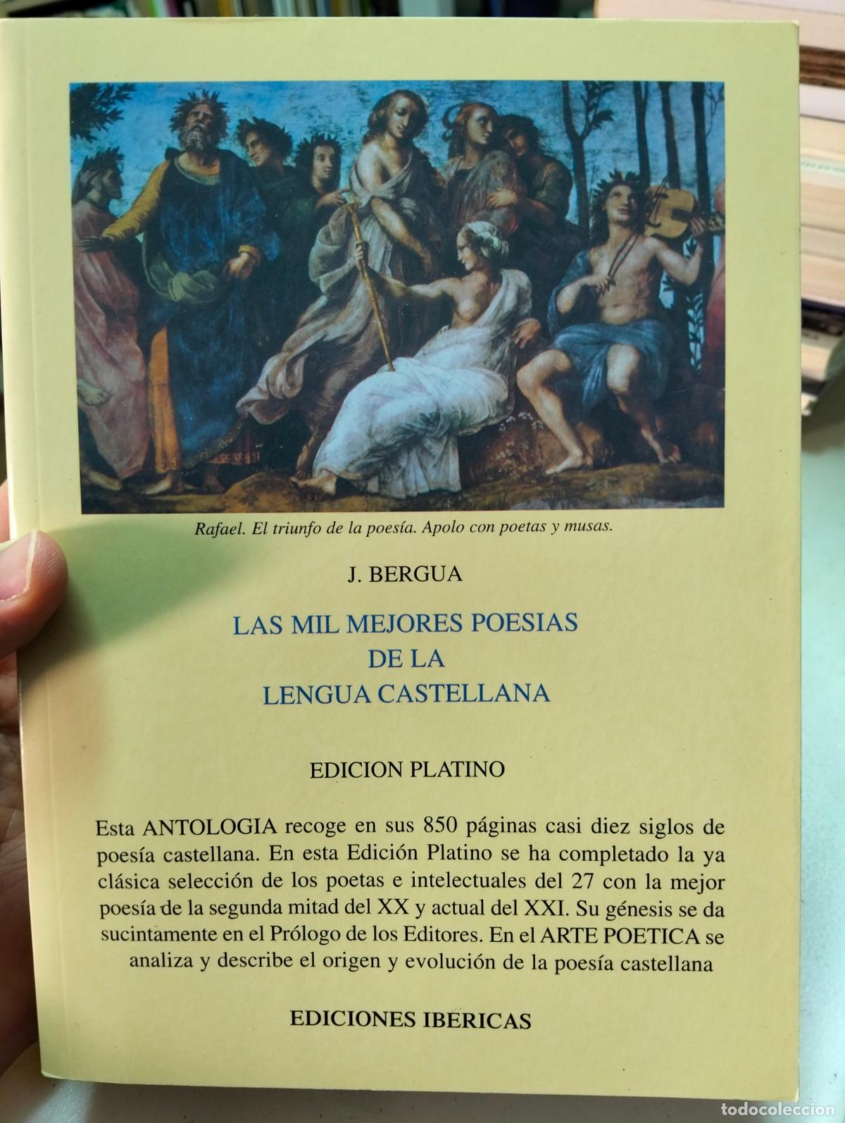 Libros de segunda mano: Poesia. Mil Mejores Poesias de la Lengua Castellana, J. Bergua, 2004. VISITA MI CATALOGO