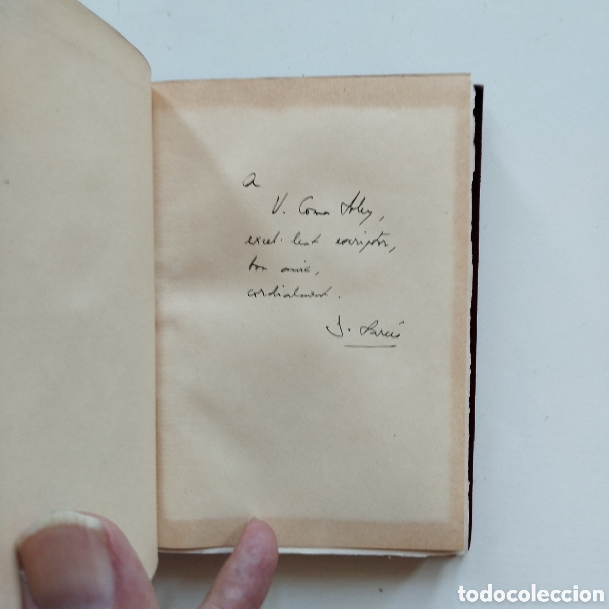 Libros de segunda mano: TOM&Agrave;S GARC&Eacute;S EL CA&Ccedil;ADOR DEDICAT&Ograve;RIA AUTOGRAFA A VICEN&Ccedil; COMA SOLEY PELL BIBLIOTECA SELECTA 1947