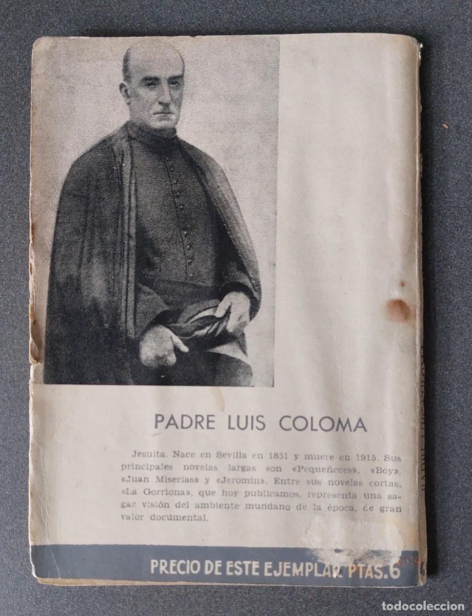 Libros de segunda mano: Padre Luis de Coloma, La gorriona - Foto 2