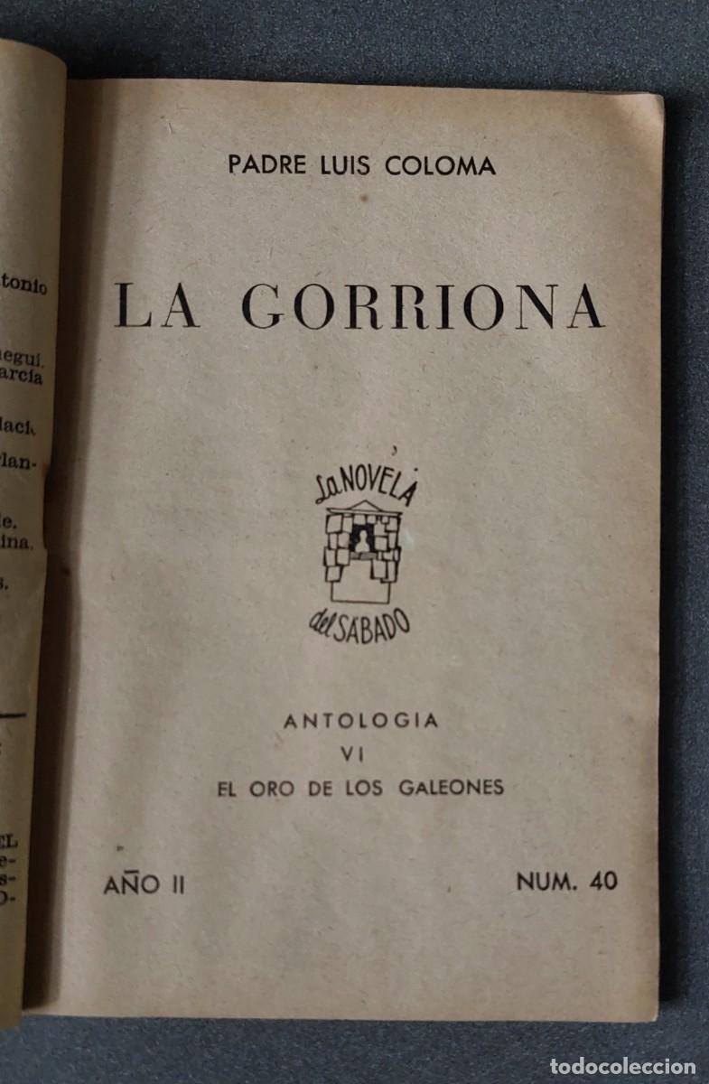 Libros de segunda mano: Padre Luis de Coloma, La gorriona - Foto 4