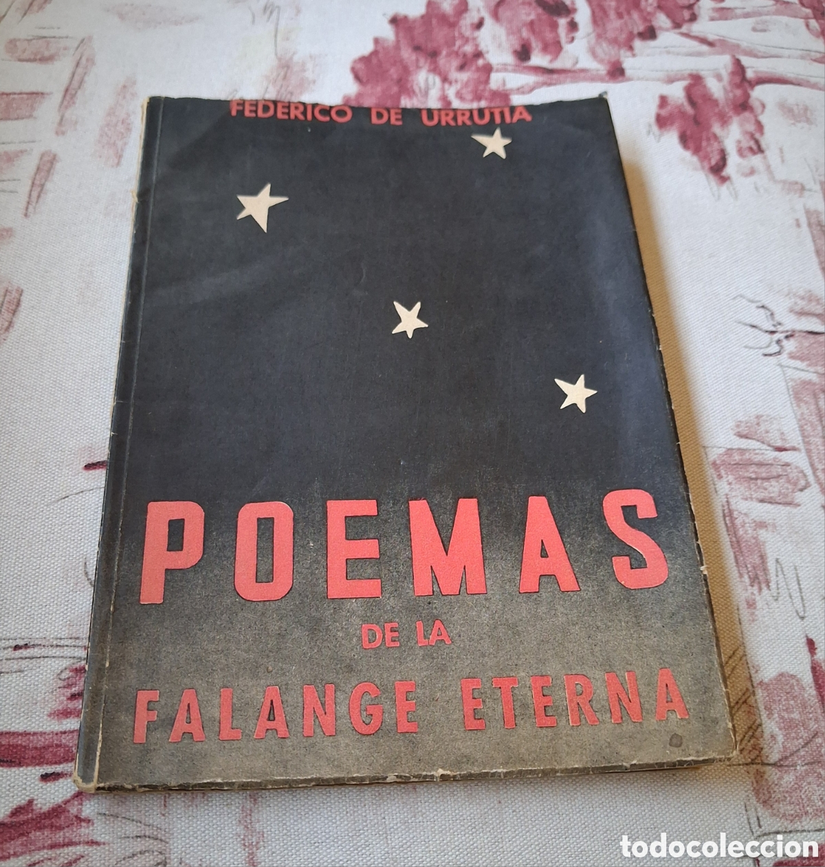 Libros de segunda mano: POEMAS DE LA FALANGE ETERNA. FEDERICO DE URRUTIA. 1938 CON DEDICATORIA.