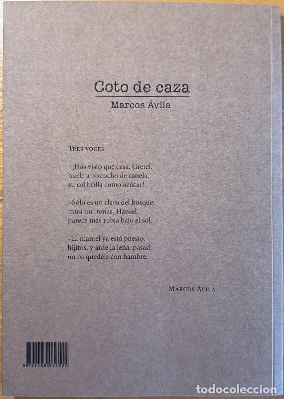 Libros de segunda mano: Coto de caza - Marcos &Aacute;vila - Ediciones Contrabando - Marte, 26