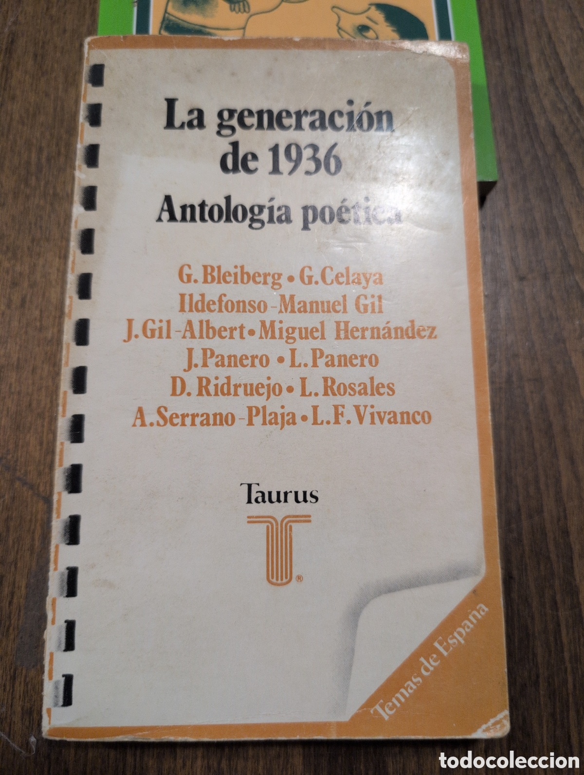 Libros de segunda mano: La generaci&oacute;n de 1936. Antologia po&eacute;tica. Taurus 1976