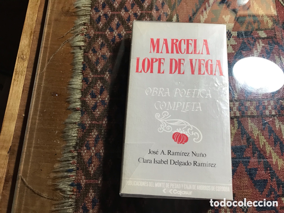Libros de segunda mano: Marcela L&oacute;pez de Vega. Obra po&eacute;tica completa. Cajasur