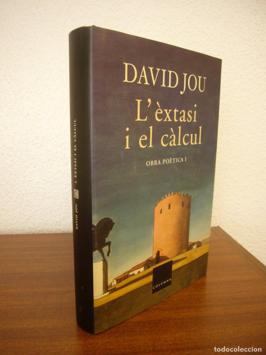 Libros de segunda mano: DAVID JOU: L'&Egrave;XTASI I EL C&Agrave;LCUL (OBRA PO&Egrave;TICA, I) COLUMNA, 2002. TAPA DURA. MOLT RAR.