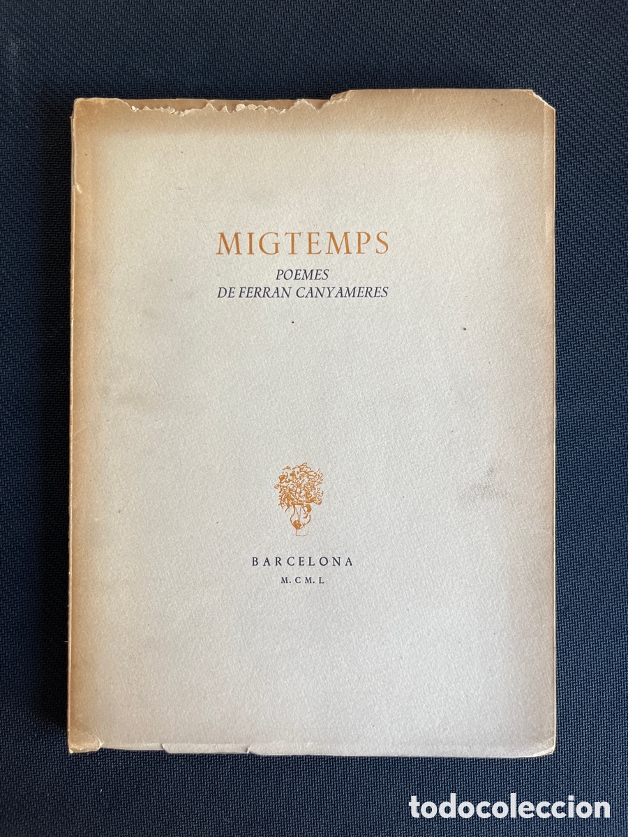 Libros de segunda mano: Migtemps. Poemes de Ferran Canyameres