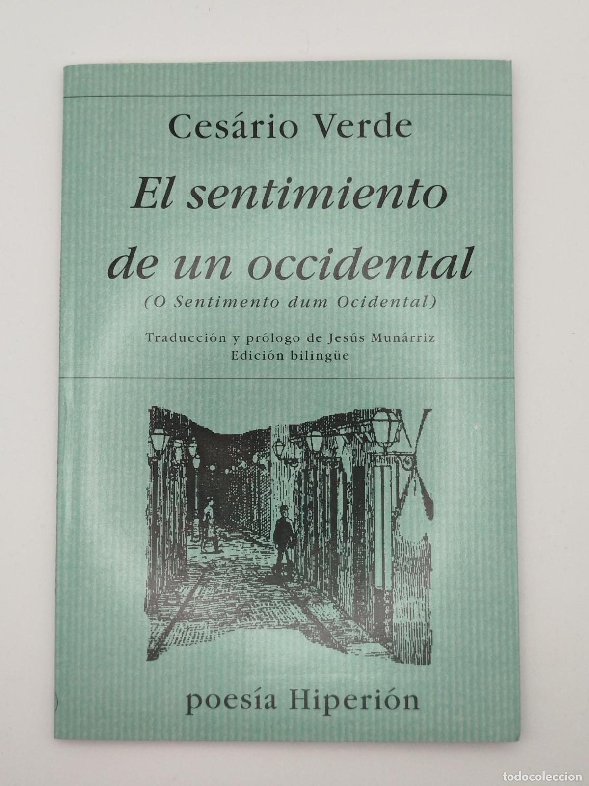 Libros de segunda mano: El sentimiento de un occidental - Ces&aacute;rio Verde