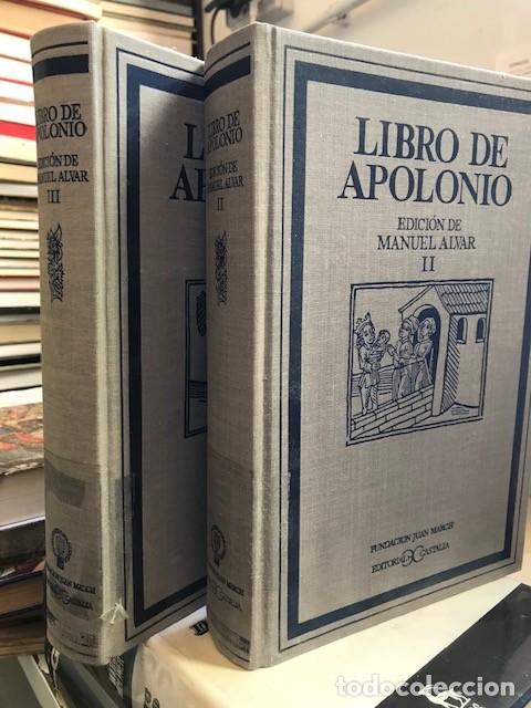 Libros de segunda mano: Libro de Apolonio - Manuel &Aacute;lvar - Tomos II y III -Ed Castalia 1977