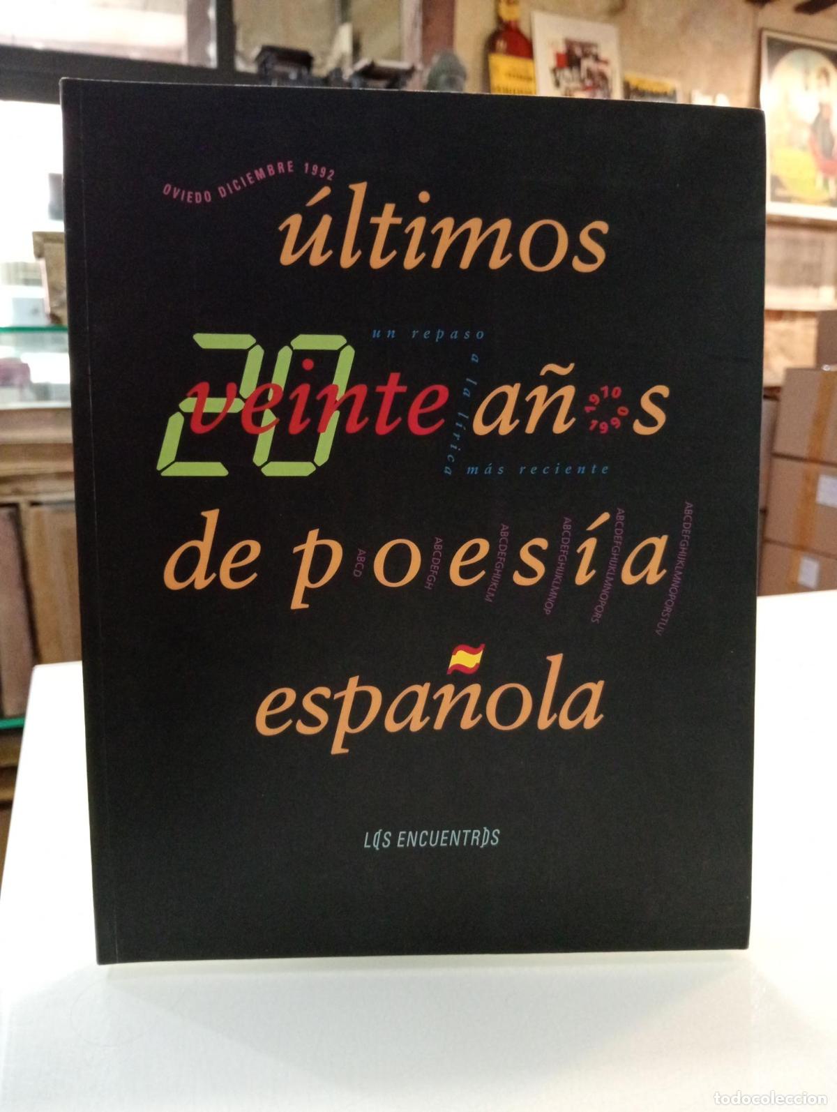 Libros de segunda mano: Ultimos veinte a&ntilde;os de poes&iacute;a espa&ntilde;ola - Vv. Aa.
