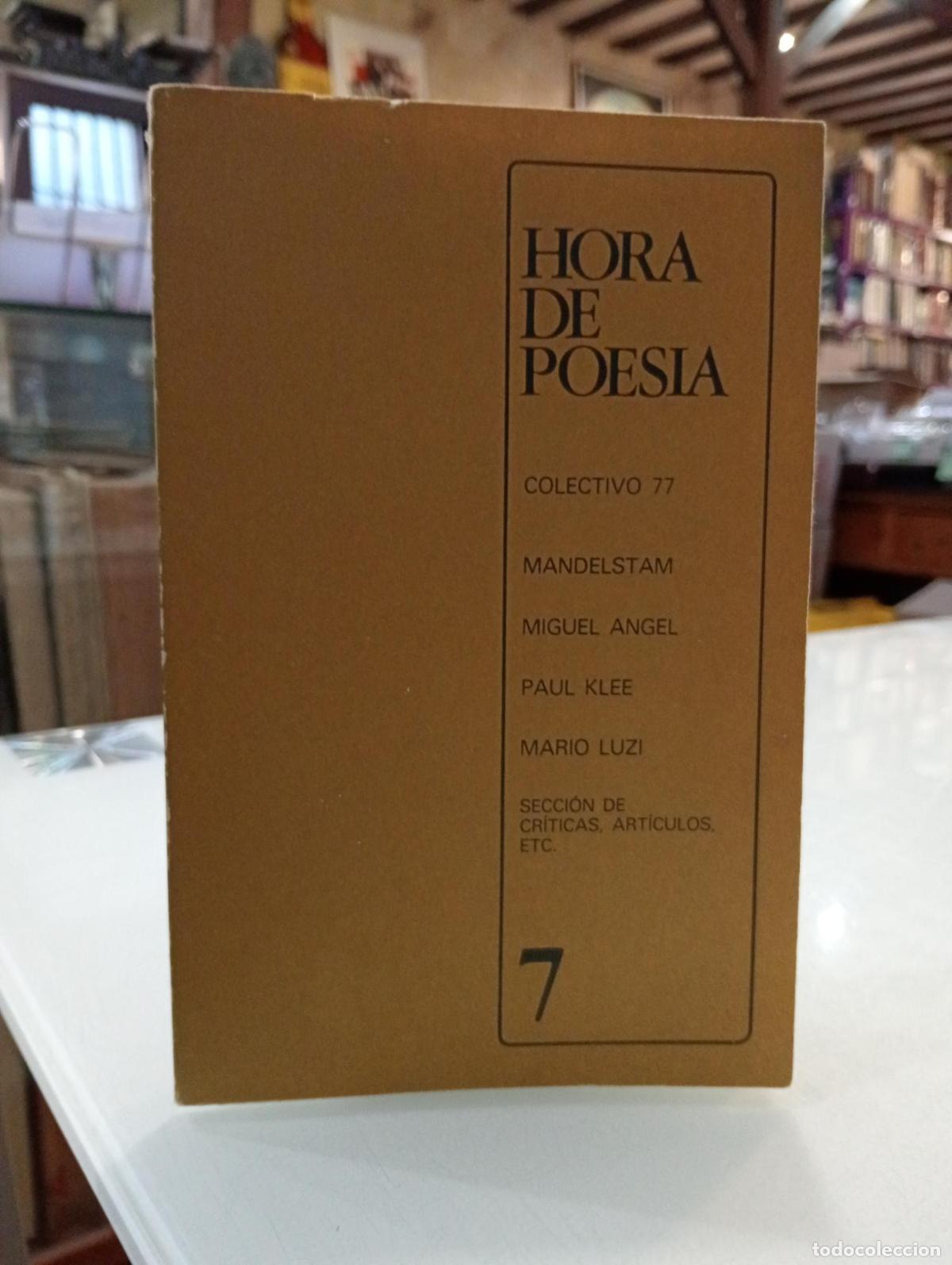 Libros de segunda mano: Hora de Poes&iacute;a. N&ordm;7 - Lentini, Javier.