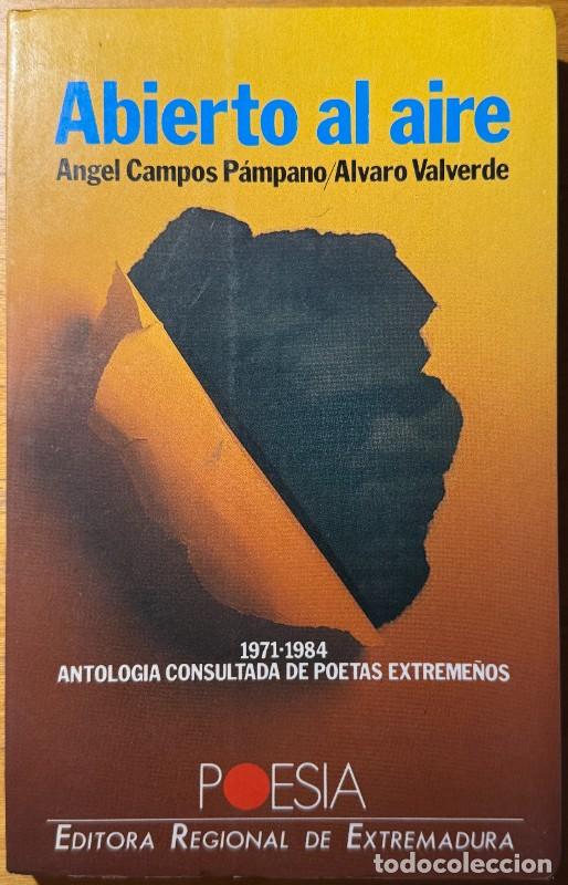 Libros de segunda mano: Abierto al aire: Antolog&iacute;a consultada de poetas extreme&ntilde;os - Varios autores - Ed. regional Extreme&ntilde;a