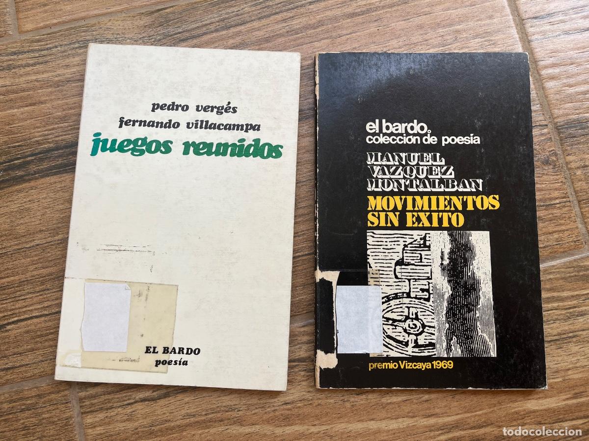 Libros de segunda mano: EL BARDO COLECCI&Oacute;N DE POES&Iacute;A - PEDRO VERGES Y MANUEL V&Aacute;ZQUEZ MONTALBAN