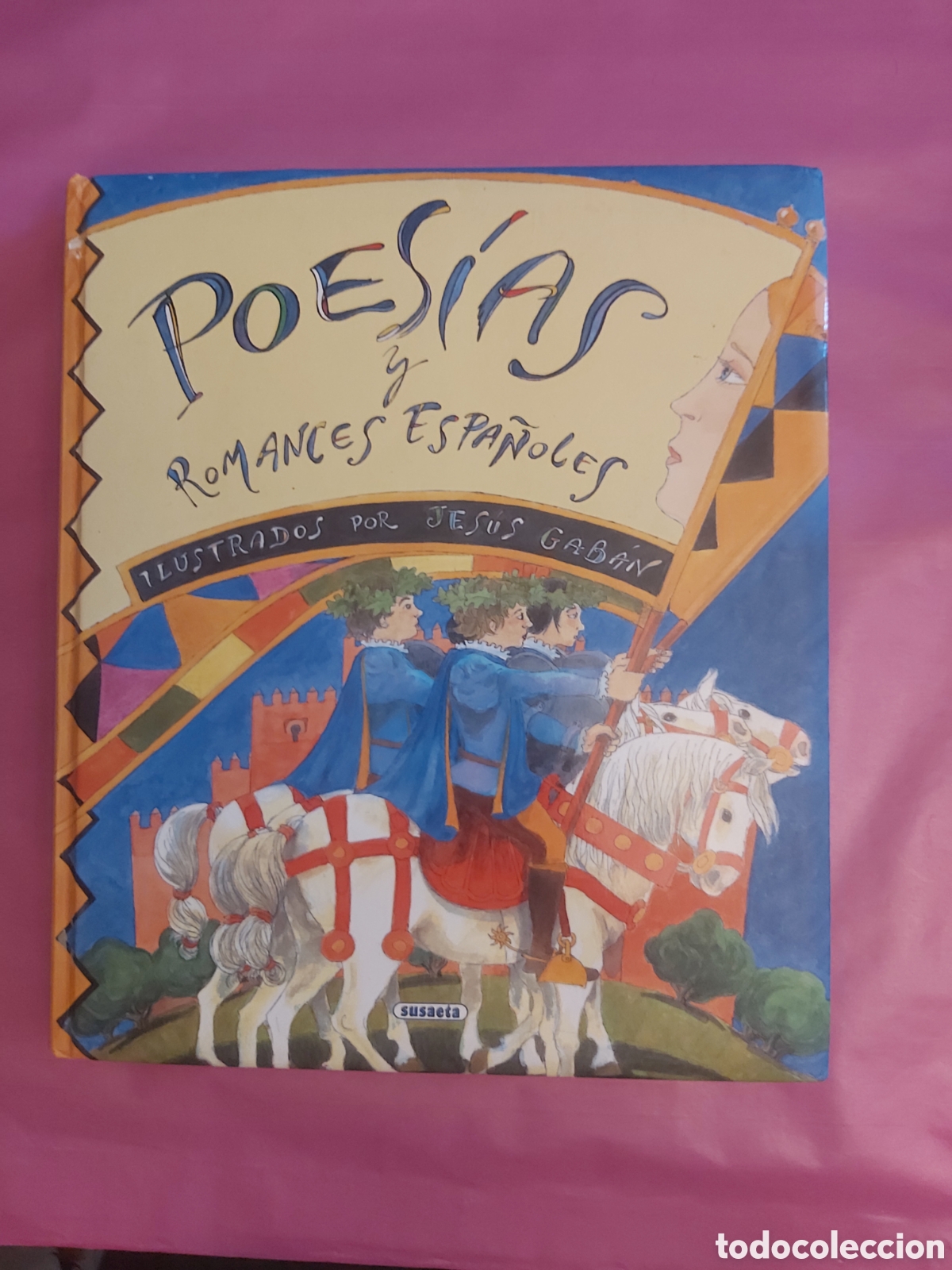 Libros de segunda mano: POESIAS Y ROMANCES ESPA&Ntilde;OLES ILISTRADOS POR JES&Uacute;S GAB&Aacute;N SUSAETA