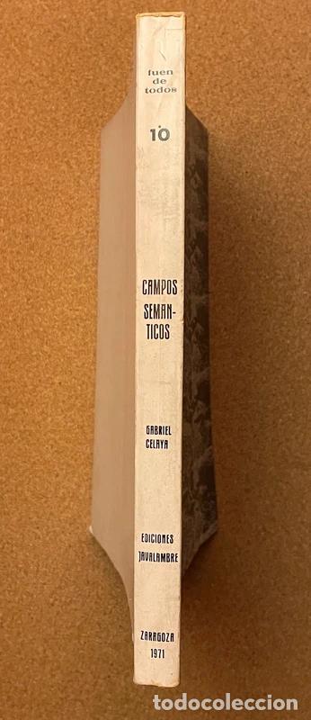 Libros de segunda mano: Campos sem&aacute;nticos - Gabriel Celaya - Foto 2
