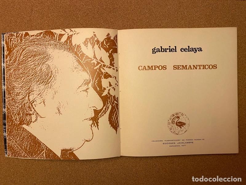 Libros de segunda mano: Campos sem&aacute;nticos - Gabriel Celaya - Foto 3