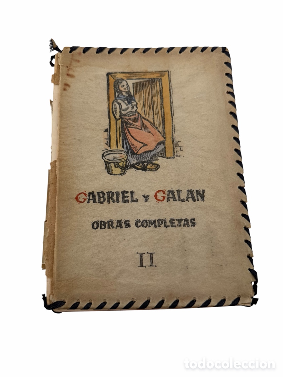 Libros de segunda mano: Antiguo Libro de Pastas de Piel. Poes&iacute;a