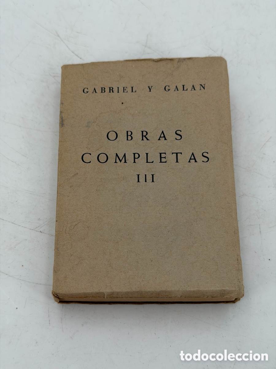 Libros de segunda mano: Libro Gabriel y Gal&aacute;n - Foto 2