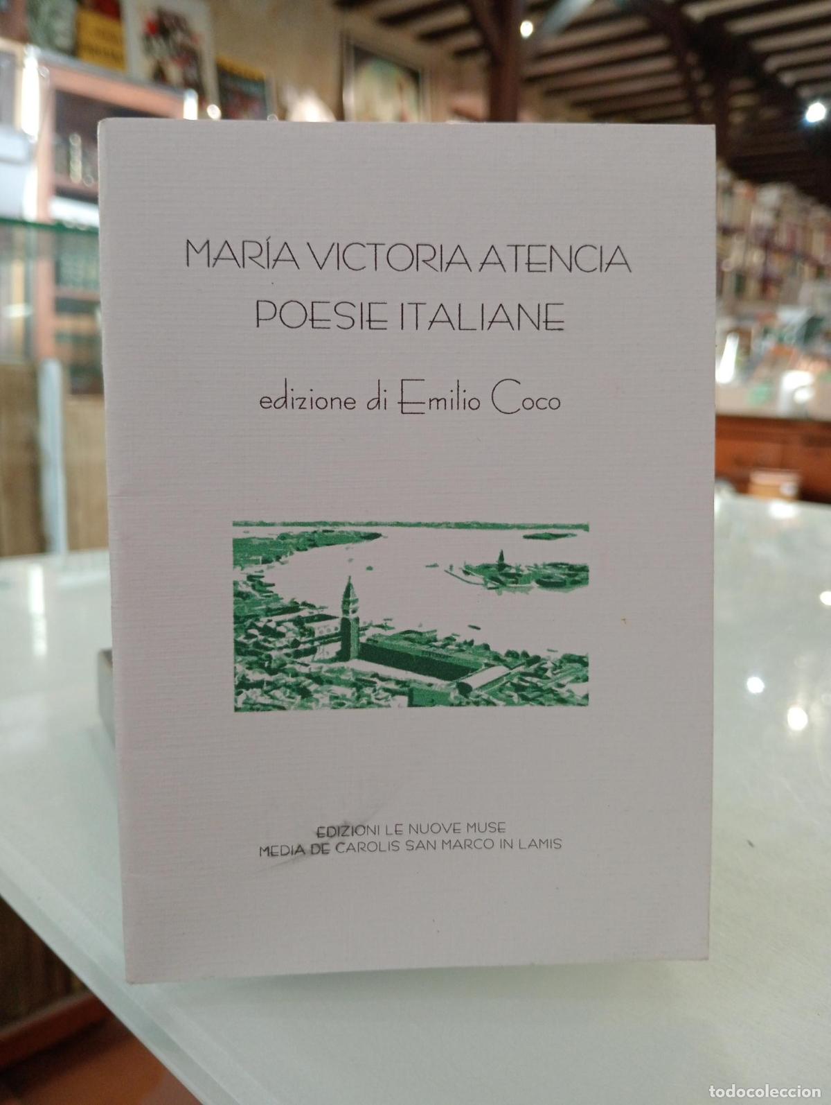 Libros de segunda mano: Poesie italiane - Atencia, Mar&iacute;a Victoria.