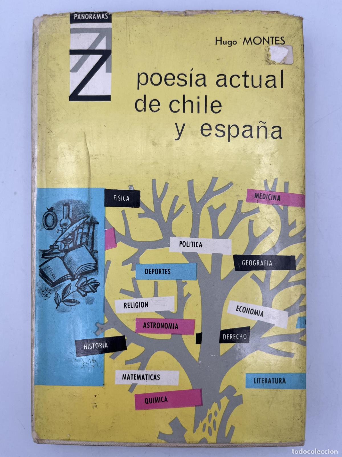 Libros de segunda mano: Poes&iacute;a actual de Chile y Espa&ntilde;a - Hugo Montes