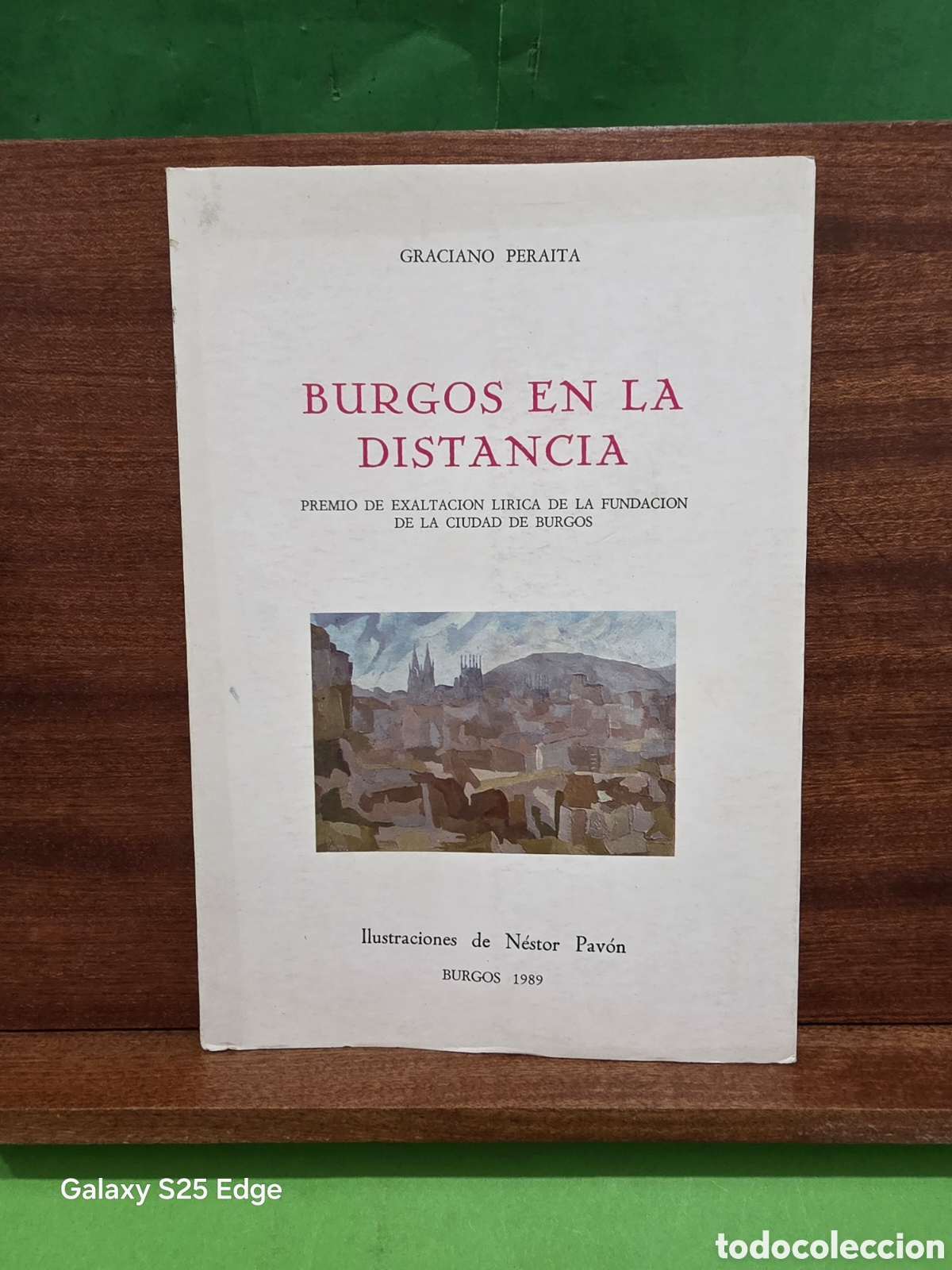Libros de segunda mano: &rdquo;&rdquo;BURGOS EN LA DISTANCIA&rdquo;&rdquo;...GRACIANO PERAITA...BURGOS...1989...