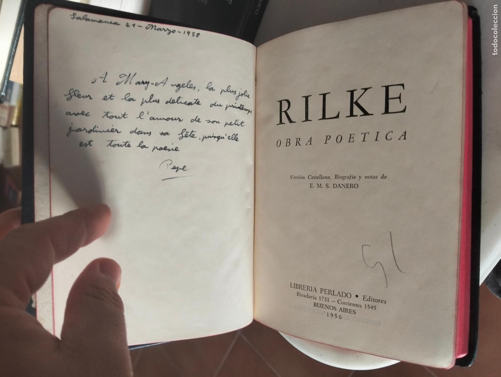 Libros de segunda mano: Poesia. Rilke, Obra Poetica, Lib. Perlado, Buenos Aires, 1956. VISITA MI CATALOGO
