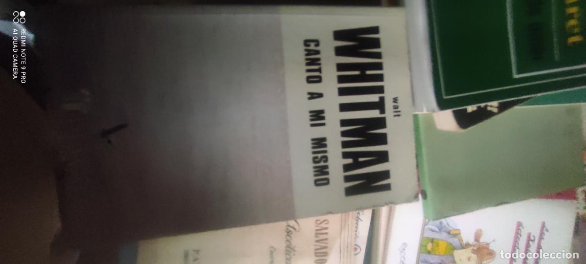 Libros de segunda mano: CANTO A MI MISMO / WALT WHITMAN / POES&Iacute;A