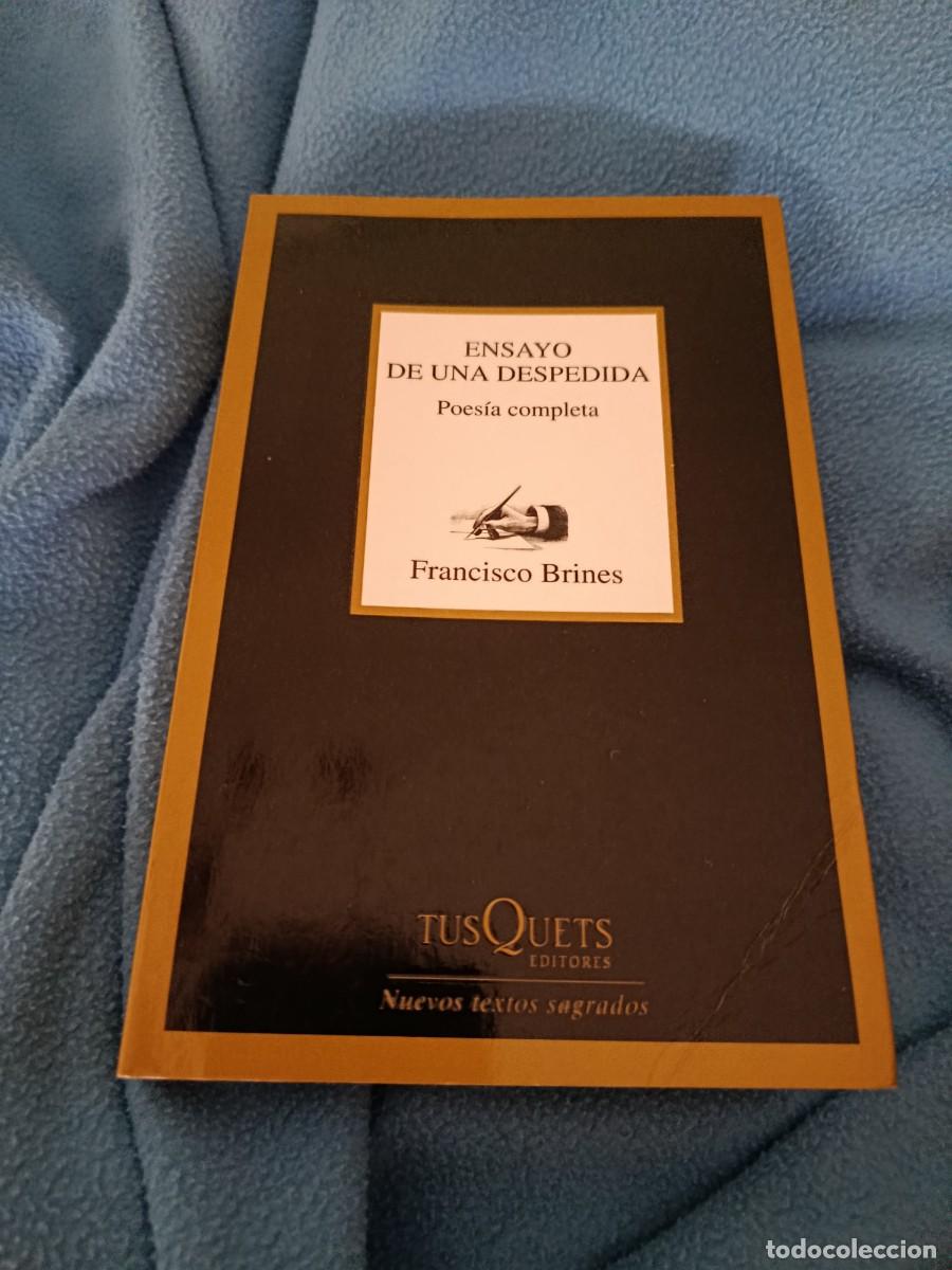 Libros de segunda mano: ENSAYO DE UNA DESPEDIDA FRANCISCO BRINES