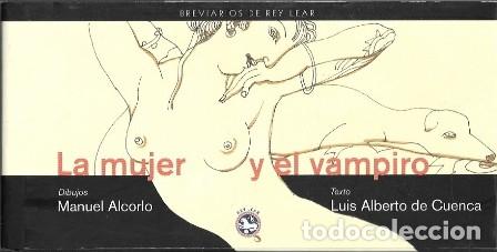 Libros de segunda mano: LA MUJER Y EL VAMPIRO -COL. BREVIARIOS DE REY LEAR 29 -ALBERTO DE CUENCA, L./ALCORLO, M.- A-POE-2617