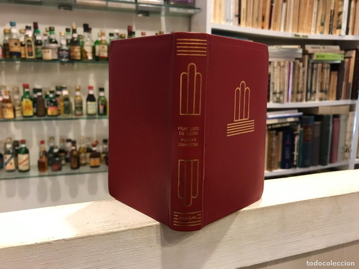 Libros de segunda mano: FRAY LUIS DE LE&Oacute;N. POES&Iacute;AS COMPLETAS. Ed. AGUILAR, 1968. N&ordm; 52