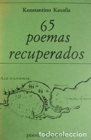 Libros de segunda mano: KAVAFIS, Konstantin. 65 poemas recuperados. Madrid, Hiperi&oacute;n, 1979.