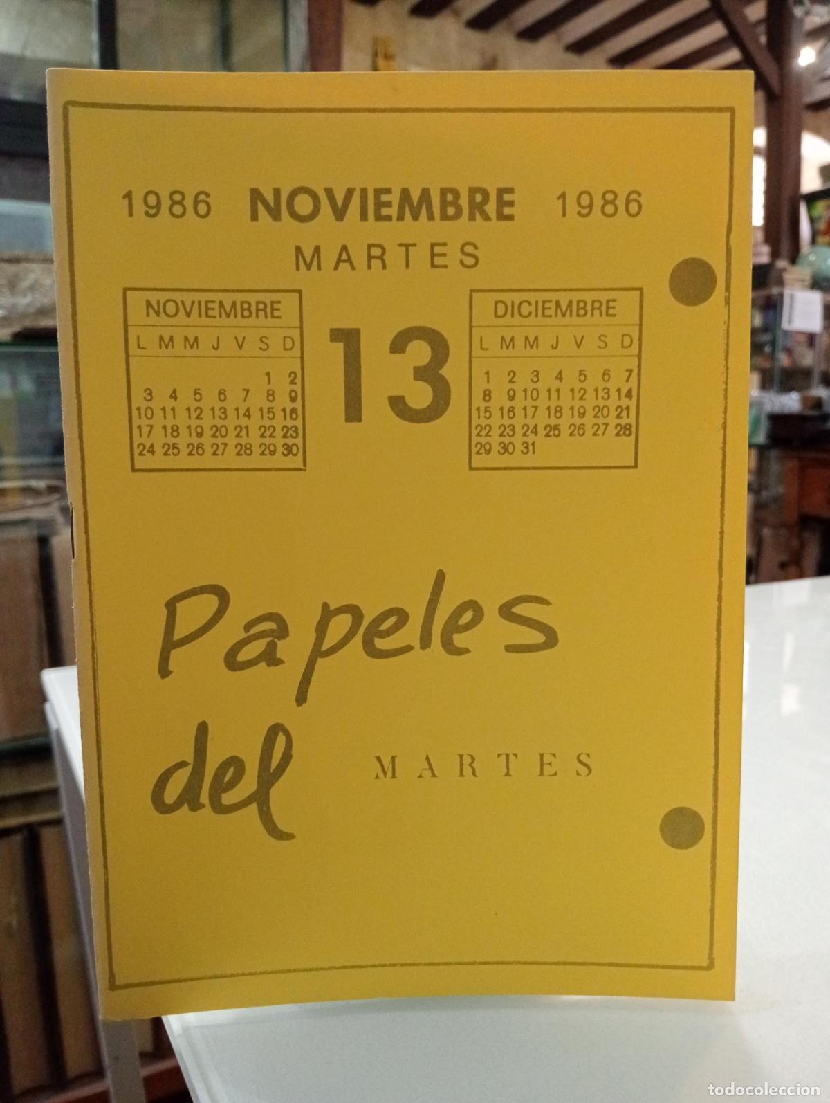 Libros de segunda mano: Papeles del martes, Revista de poes&iacute;a N&ordf;13 -