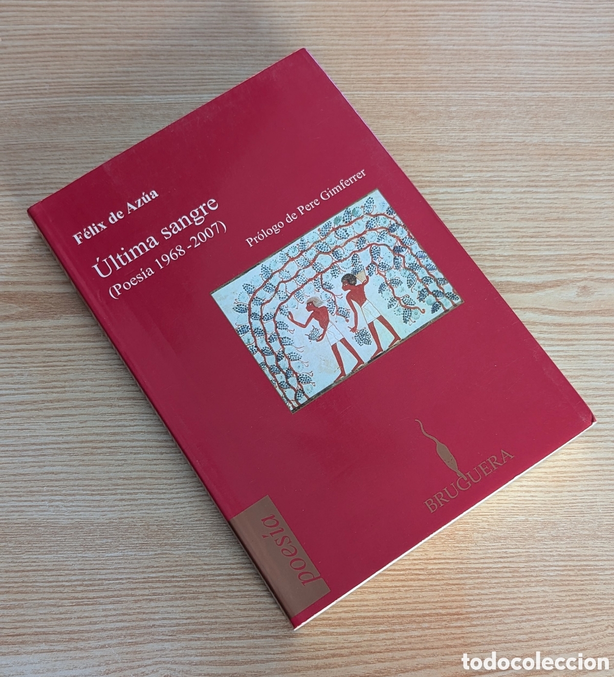 Libros de segunda mano: F&Eacute;LIX DE AZ&Uacute;A &ndash; &Uacute;LTIMA SANGRE Poes&iacute;a 1968-2007 &ndash; Bruguera &ndash; Primera edici&oacute;n, 2007