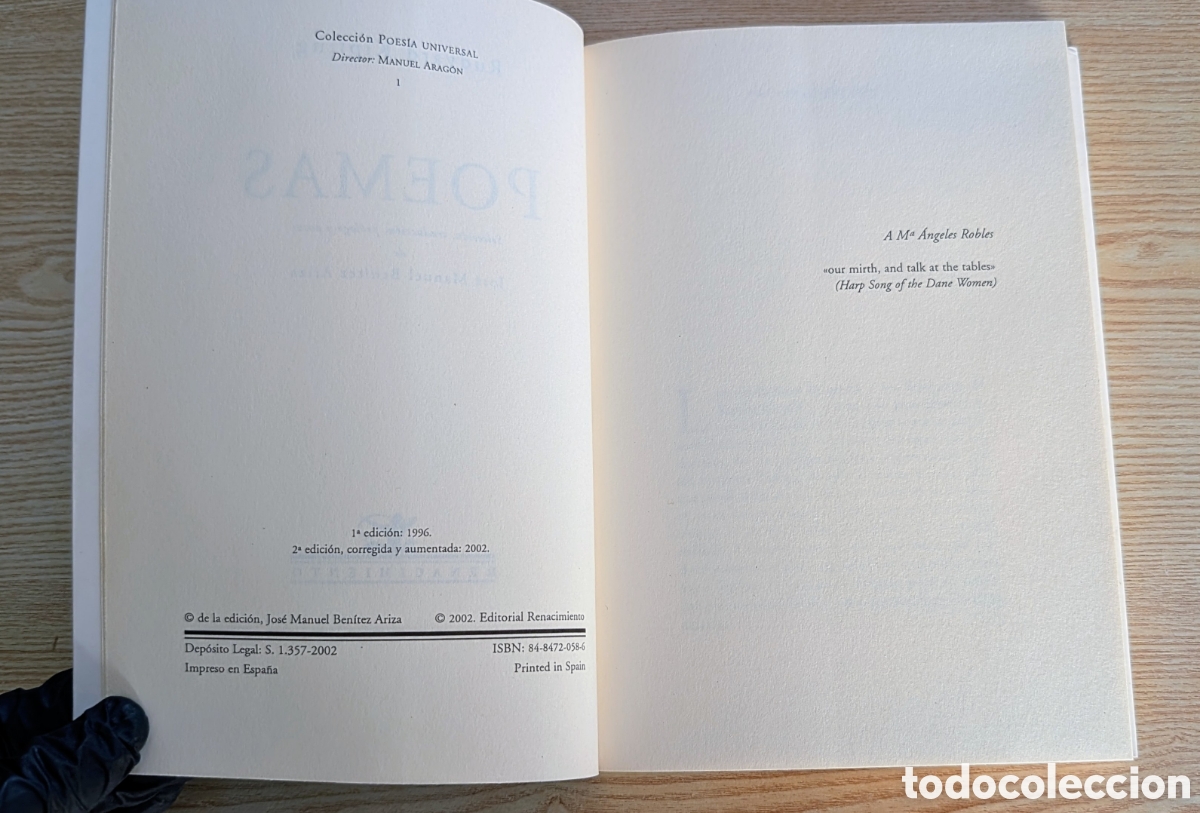 Libros de segunda mano: RUDYARD KIPLING &ndash; POEMAS &ndash; Editorial Renacimiento, 2002 - Foto 3