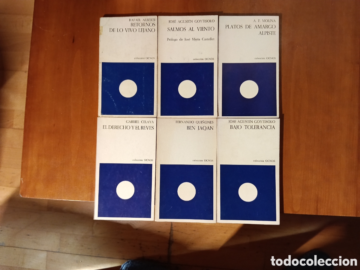 Libros de segunda mano: 6 Libros colecci&oacute;n OCNOS. Poesia