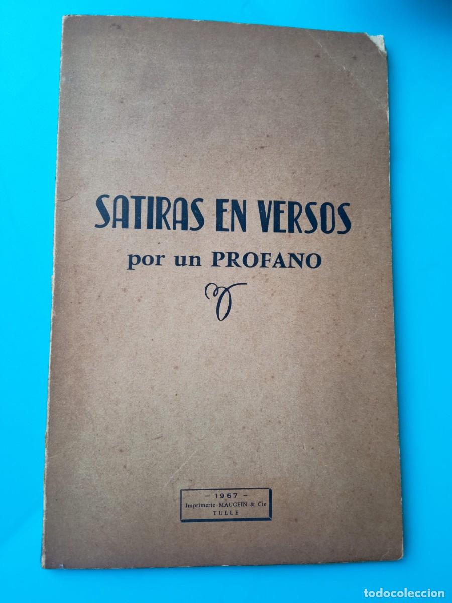 Libros de segunda mano: S&aacute;tiras en versos por un profano