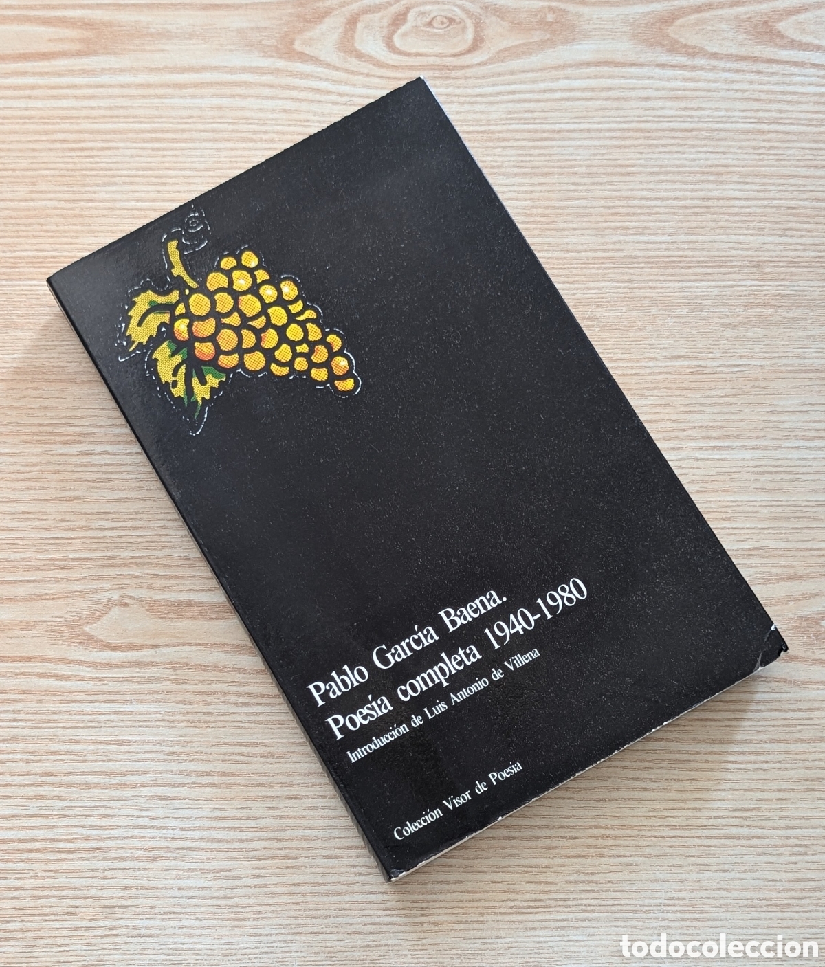 Libros de segunda mano: Pablo Garc&iacute;a Baena - Poes&iacute;a Completa 1940-1980 - Colecci&oacute;n Visor de Poes&iacute;a - Edici&oacute;n 1982
