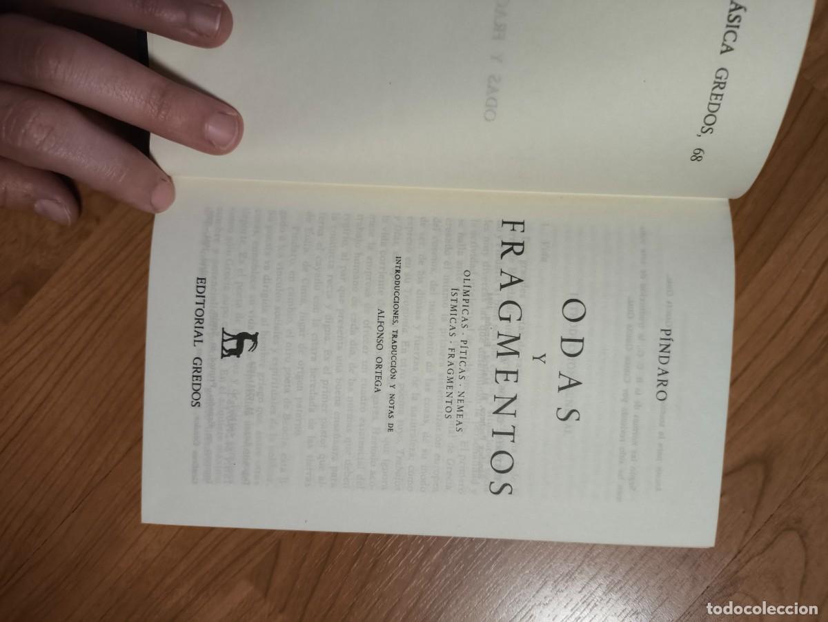 Libros de segunda mano: Odas y fragmentos - P&iacute;ndaro - Foto 4