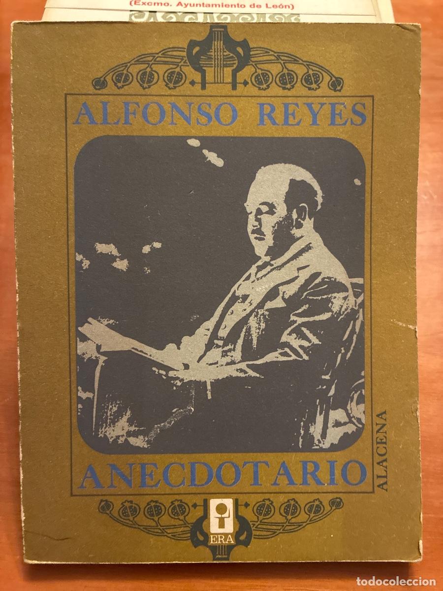 Livres d'occasion: ALFONSO REYES. ANECDOTARIO. PRIMERA EDICI&Oacute;N.