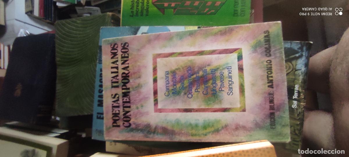 Libros de segunda mano: POETAS ITALIANOS CONTEMPORANEOS - EDICION BILING&Uuml;E ANTONIO COLINAS