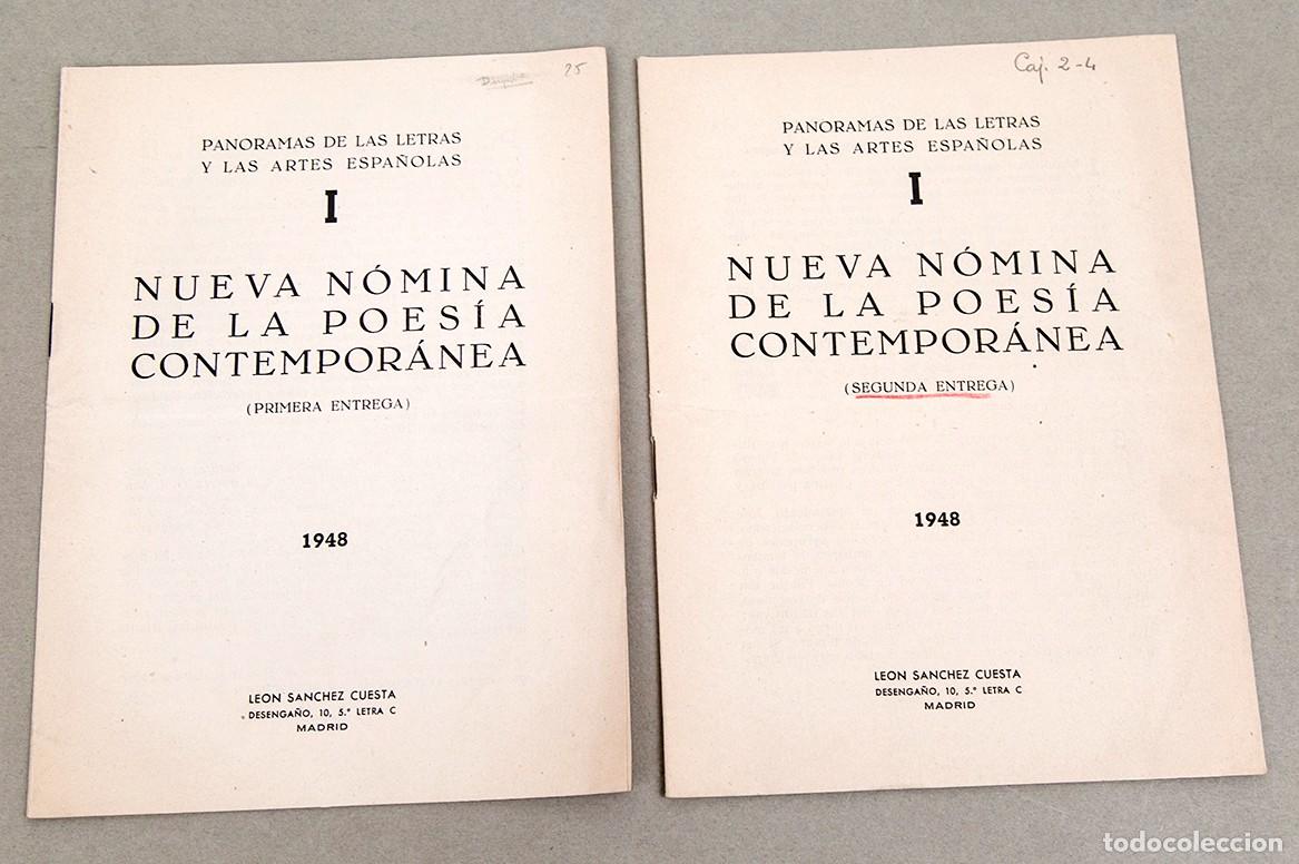Libros de segunda mano: N&Oacute;MINA DE LA POES&Iacute;A CONTEMPOR&Aacute;NEA - 1948 - CARMEN CONDE, RIDRUEJO, DIEGO, ALEIXANDRE, CIRLOT