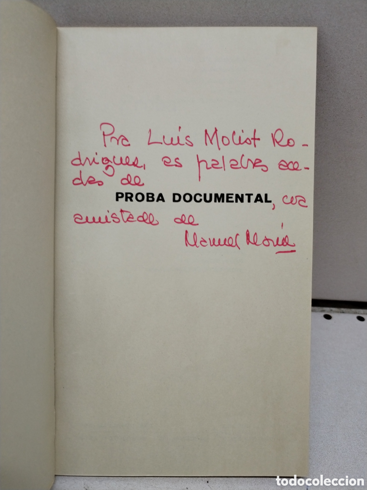 Libros de segunda mano: PROBA DOCUMENTAL - MANUEL MARIA - Foto 2
