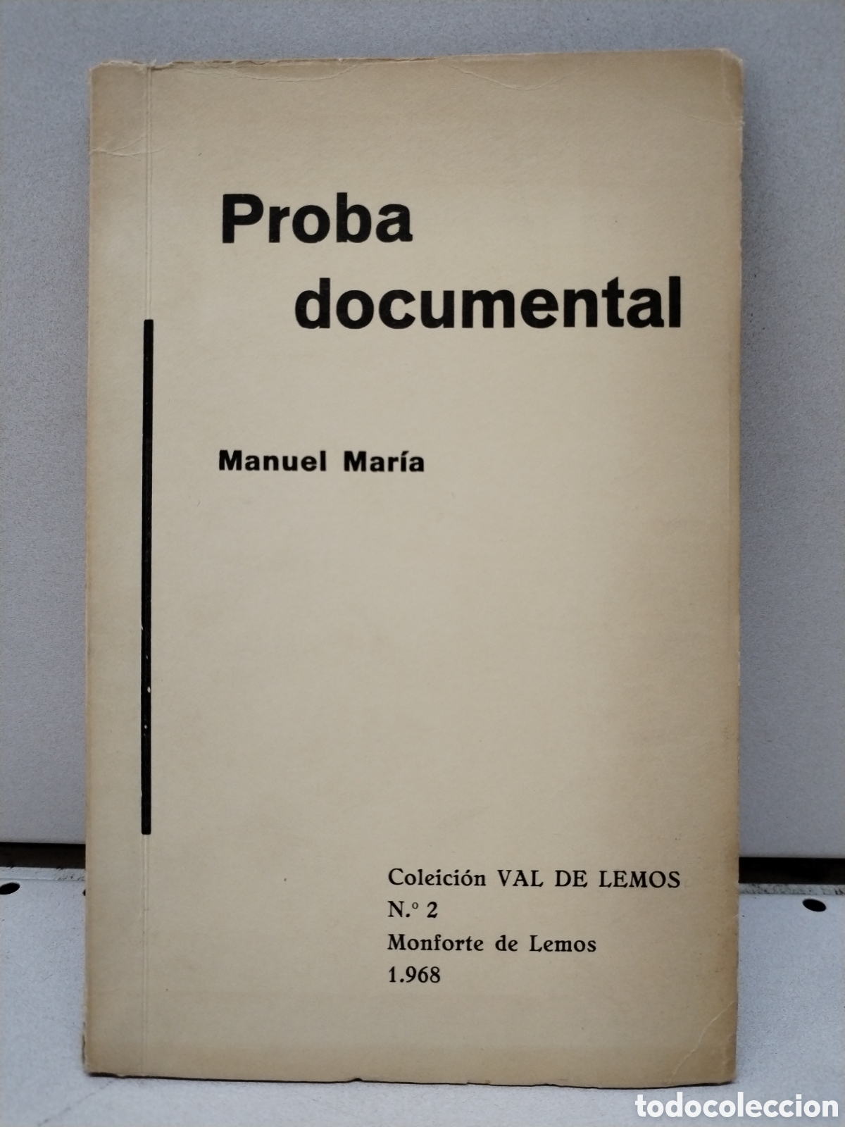 Libros de segunda mano: PROBA DOCUMENTAL - MANUEL MARIA