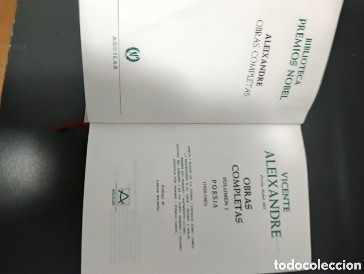 Libros de segunda mano: Obras completas Aleixandre - Foto 2