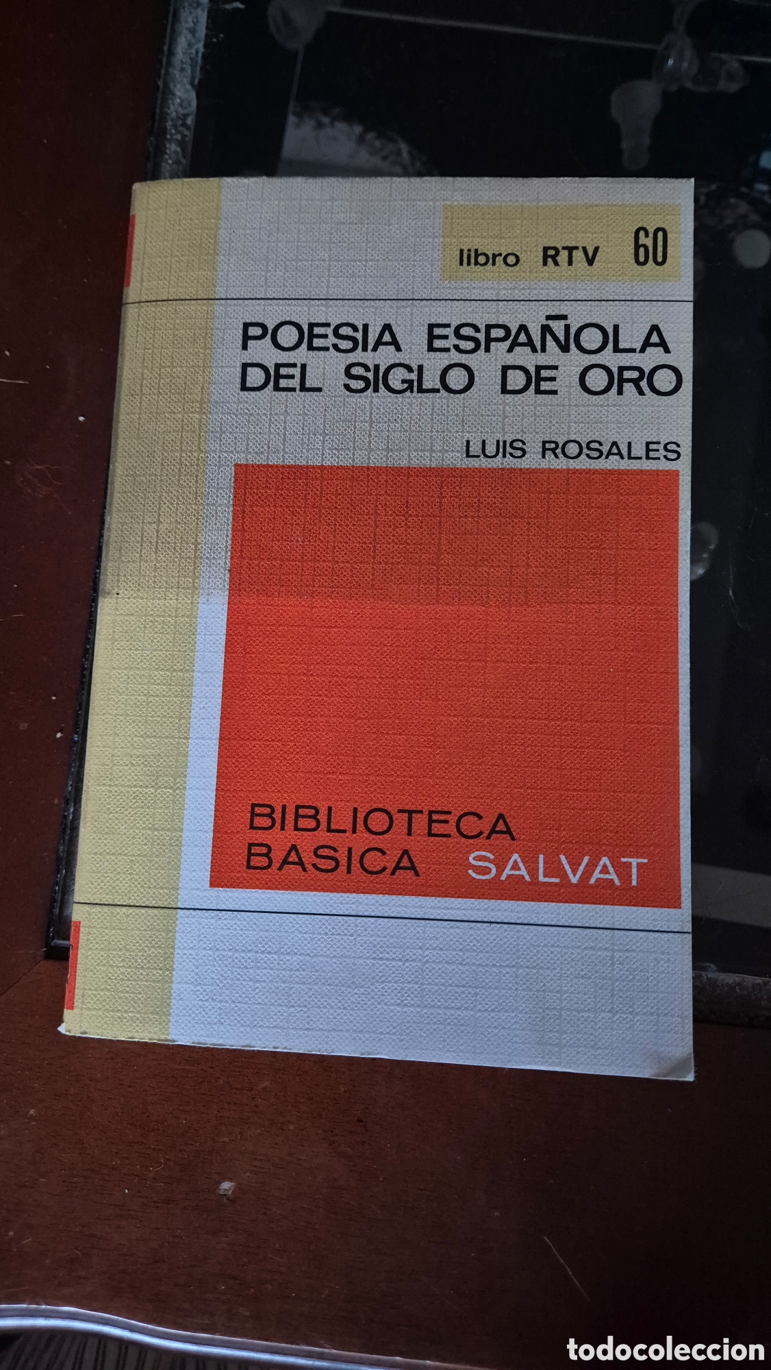 Libros de segunda mano: Libro Poes&iacute;a Espa&ntilde;ola del Siglo de Oro - Selecci&oacute;n de Luis Rosales (RTV Salvat n.&ordm; 60)