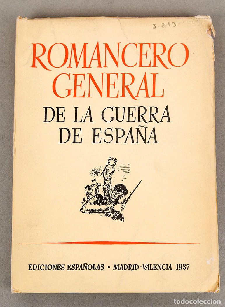 Libros de segunda mano: ROMANCERO GENERAL DE LA GUERRA DE ESPA&Ntilde;A - 1966 - GUERRA CIVIL