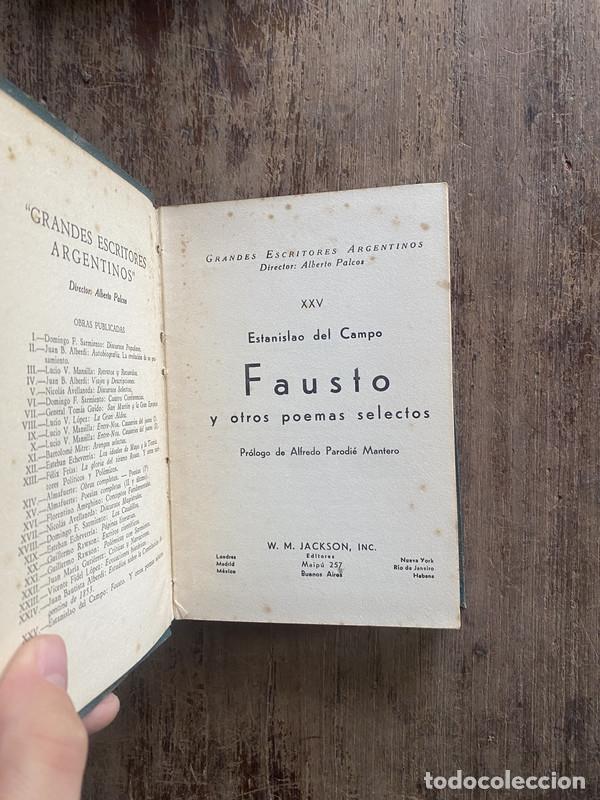 Libri di seconda mano: Fausto - Del Campo, Estanislao